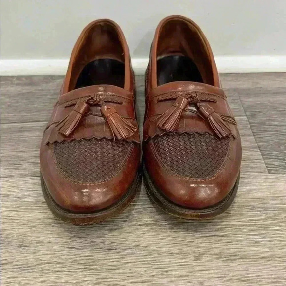 Allen Edmonds Other - Allen Edmonds Men's Cody Tassel Loafer Size 11 D Brown Leather Slip On Shoe